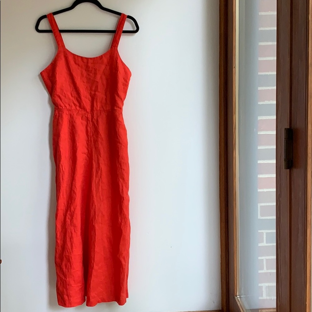 Cynthia Rowley burnt orange jumpsuit